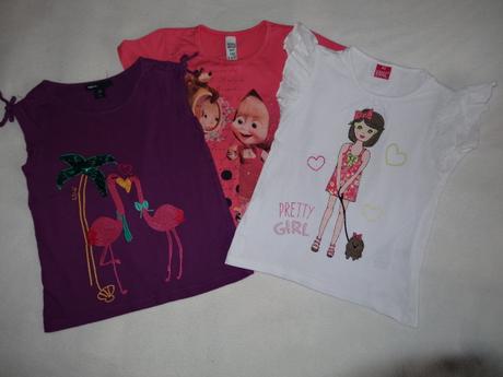 tričká 3 kusy , 110