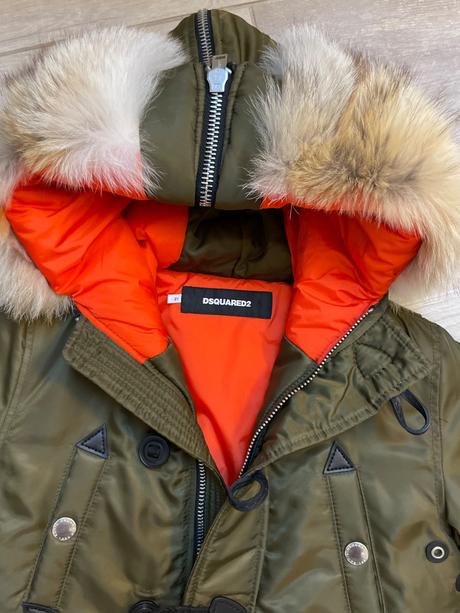 Luxusná teplá vetrovka dsquared2, 122 / 128