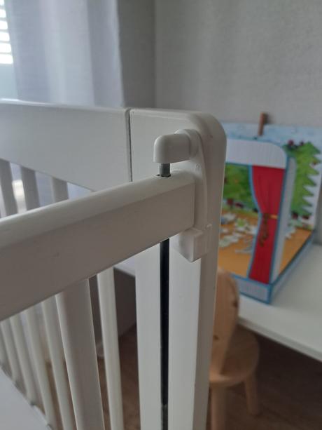 Detská polohovateľná postieľka s bočnicou, šírka (cm): 60,dĺžka (cm): 120