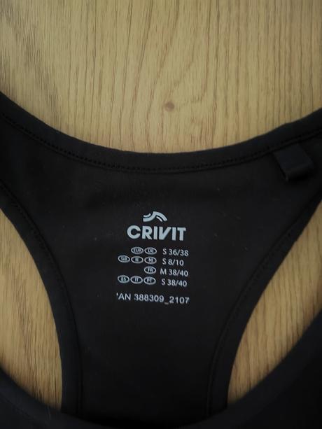 Čierna športová podprsenka crivit, crivit,s