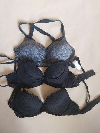 3x podprsenka ..cena spolu, h&m,70a