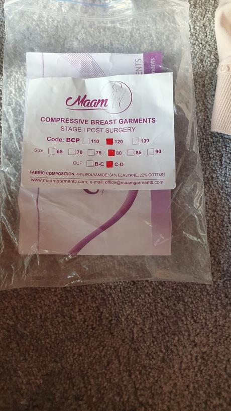 Pooperačná podprsenka 80 c-d, 80c