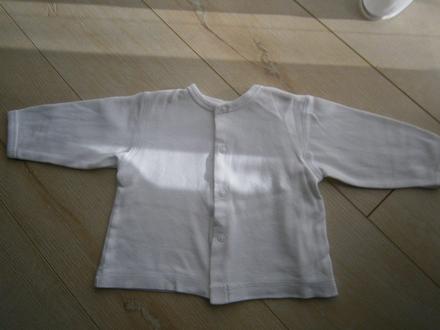 Bavlnená novorodenecká košielka, richelieu,74