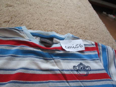 2607. prúžkované tričko, next,104