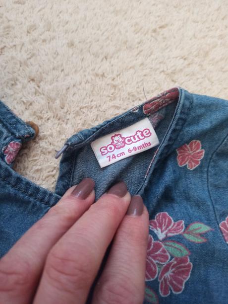 Riflové šaty, pepco,74