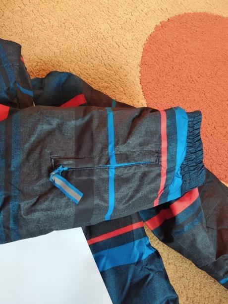 Detská nepremokavá zimná bunda, 122