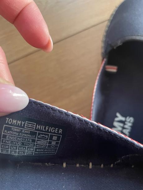 Espadrilky th, tommy hilfiger,37