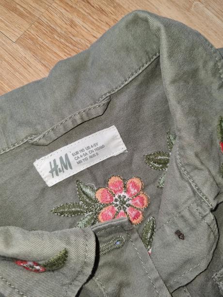 Dievcenska bundicka, h&m,110