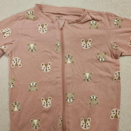 Lindex ružové pyžamko s myškami 74, lindex,74