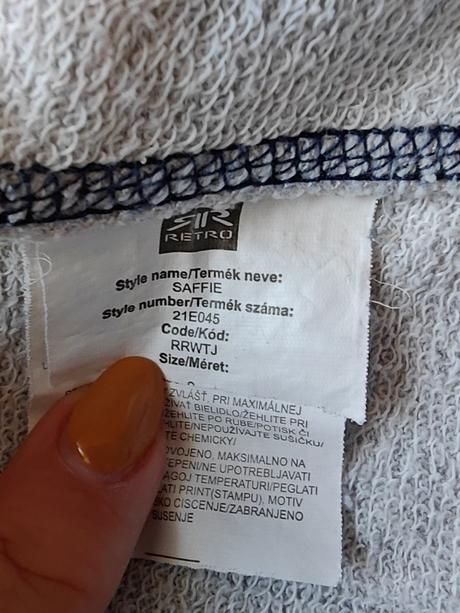 Retro pohodlná oversize makucka mikins, l