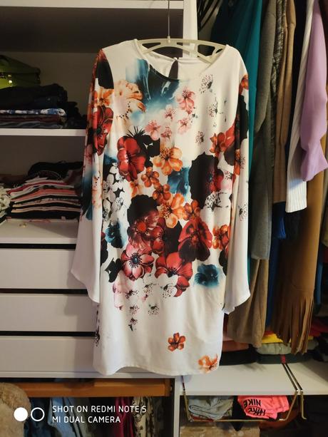 Kvetované minišaty - l/xl, bonprix,l