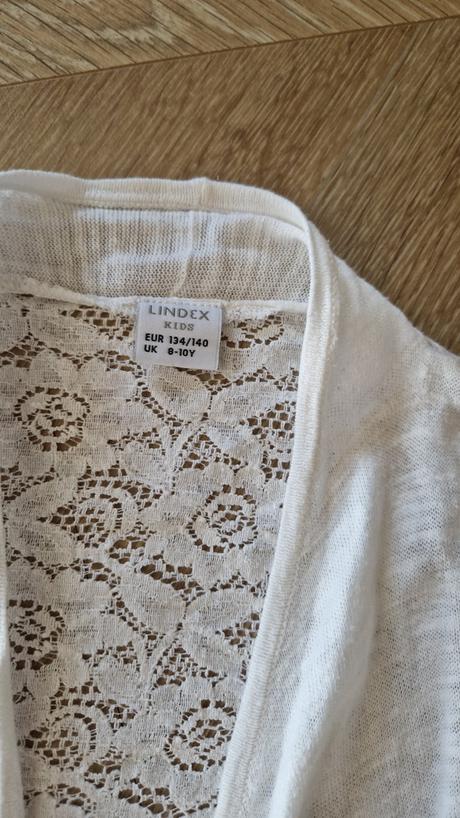 Sveter a čipkou, lindex,140