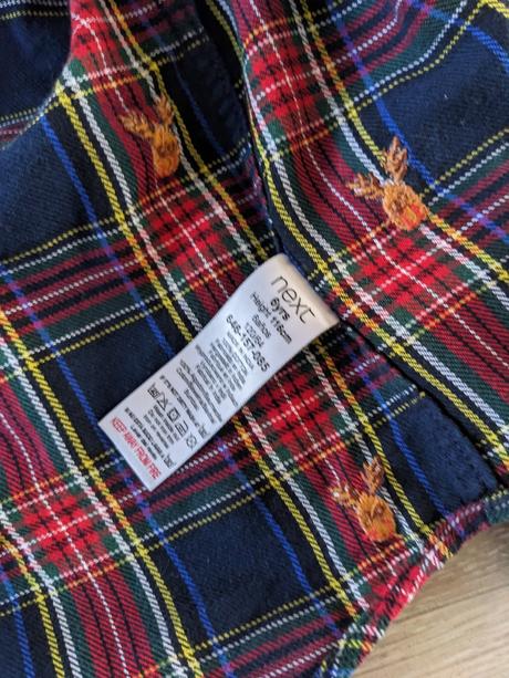 Vianočná flanelová  košeľa, 116