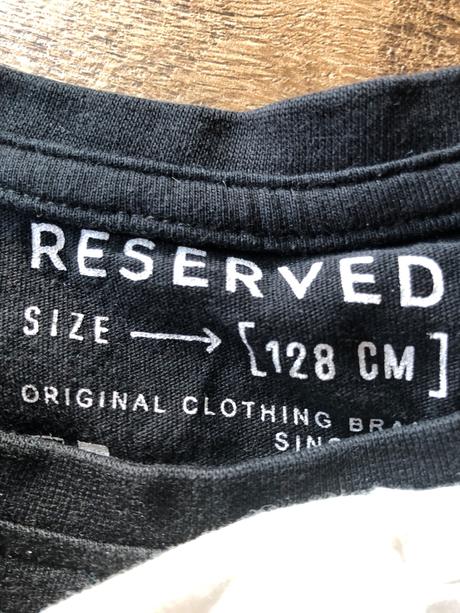 3 ks tričká - dlhý rukáv, reserved,128