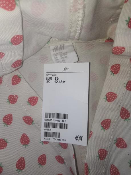 Riflové satočky na traky, h&m,86