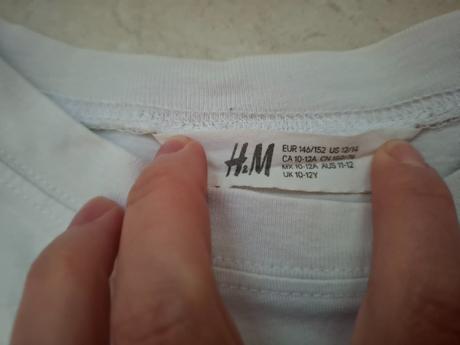 Tricko s dlhym rukavom, h&m,146