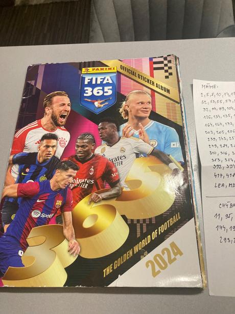 Fifa 365 nalepky do albumu,