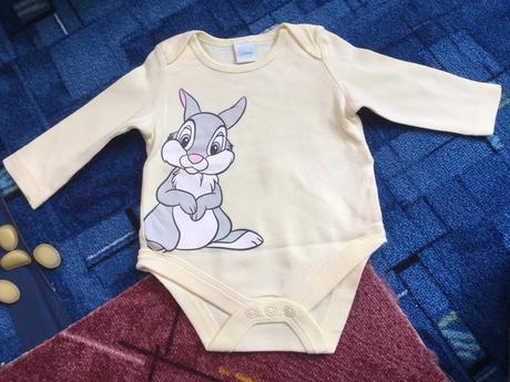 Bavlnené body so zajačikom 0-3 mesiacov, disney,62