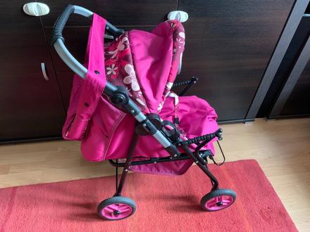 Kočík pre bábiky + darček,