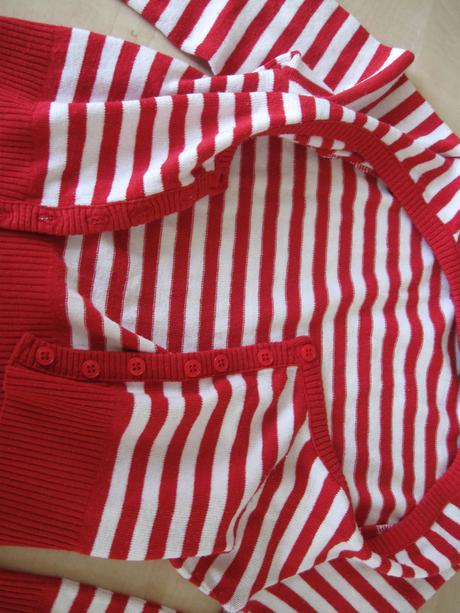 Pásikovaný svetrík 110/116, 116