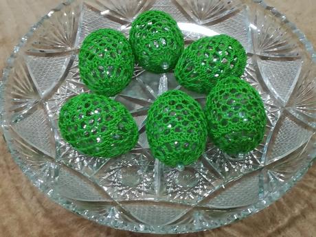 Háčkované vajíčka - a30,