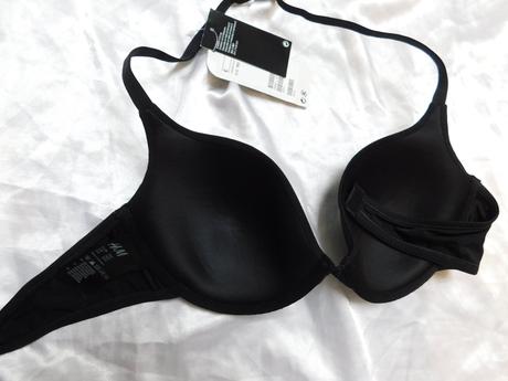 H&m kvalitná čierna podprsenka, h&m,75c
