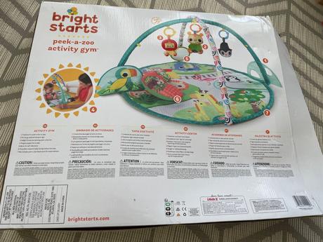 Bright starts deka na hranie 2v1 peek-a-zoo,