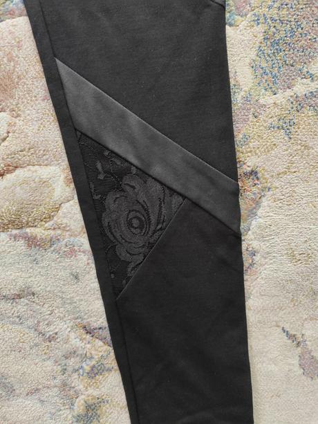 Damske legíny rensix s čipkou, m