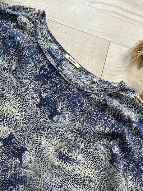 Hodvábna blúzka s tlačeným motívom,, xl