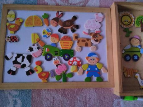 Obojstranná tabuľa na kreslenie magnetická,