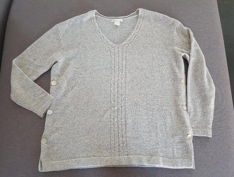 Tehotenský pulóver s gombíkmi, h&m,m