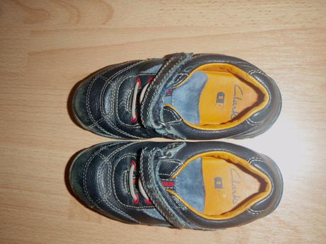 Chlapcenske blikajuce poltopanky, clarks,26