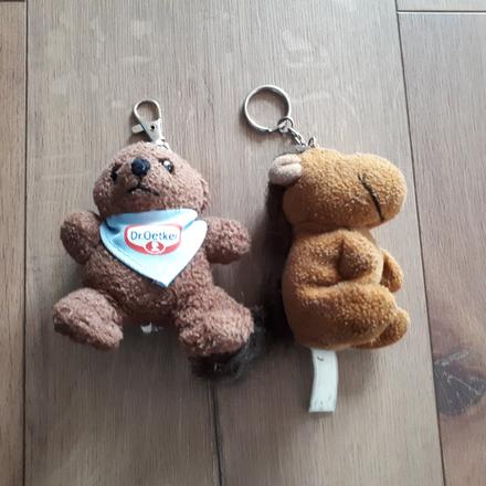 Plyšové kľúčenky,