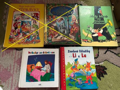 Sada 3 ks rozprávkových knižiek, 