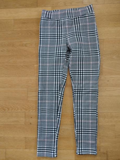 Kockované legíny, h&m,134