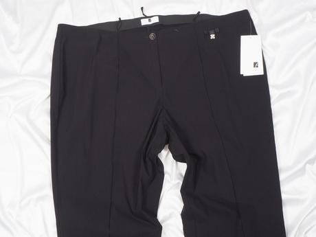 Luxusné čierne nohavice anna aura, 54