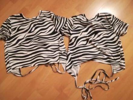 2x krátke topy na zaväzovanie, s, new yorker,s