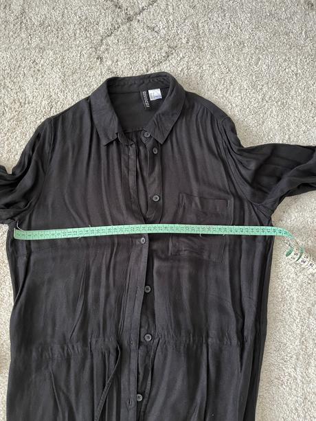 Košeľové viskózové šaty, h&m,m