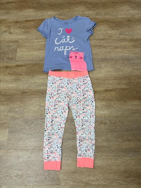 2x pyžamko mačičkové a vtáčikové, f&f,104