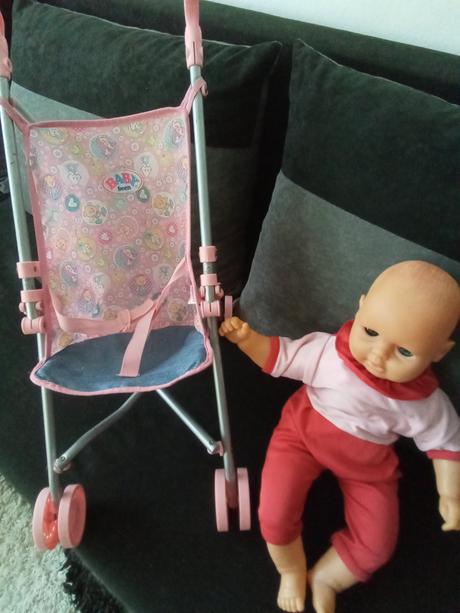 Kočík baby born s bábikou,