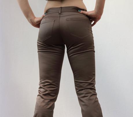 Lesklé slim nohavice zara veľ.34, zara,xs