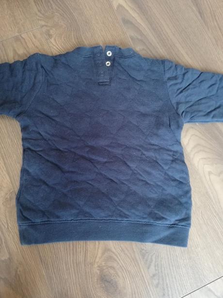 Tmavomodra mikina, h&m,92