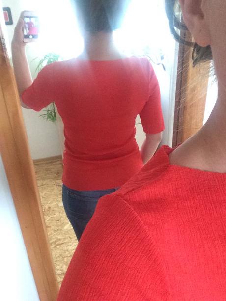 Oranžové tričko, h&m,m / s