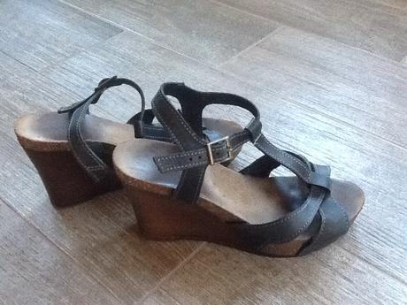 Inblu celokožené sandále na platforme, lasocki,39