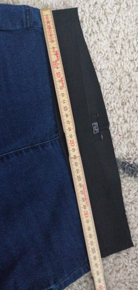 Rifle strečové s gumou v páse, f&f,m