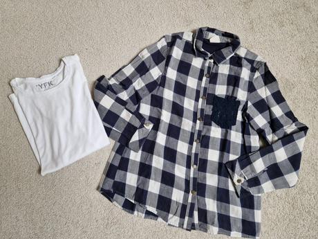 Zara kosela bluzka 140 modra, zara,140