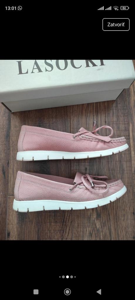 Kožené balerínky lasocki, lasocki,37