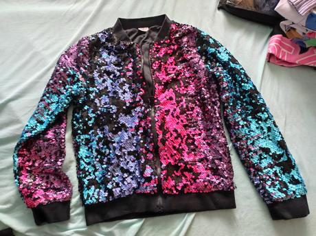 Flitrové šaty s mikinou, f&f,158