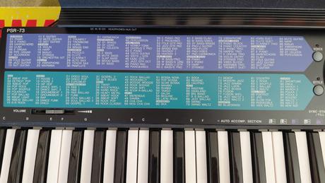Elektronické klávesy yamaha portatone psr 73,
