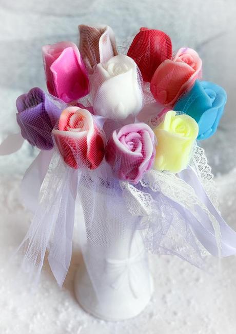 Mydlo dar kytice svadba,